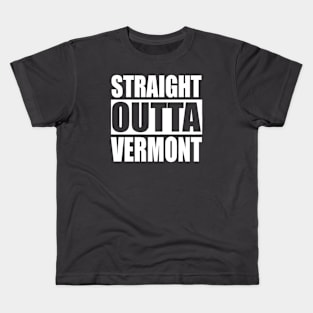 Straight Outta Vermont Kids T-Shirt